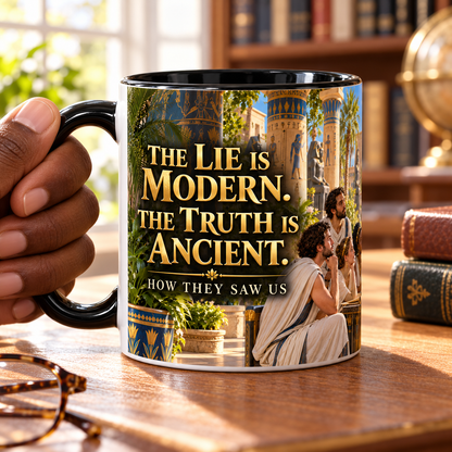 The Lie Is Modern. The Truth Is Ancient. — Kemetic Scholars Coffee Mug