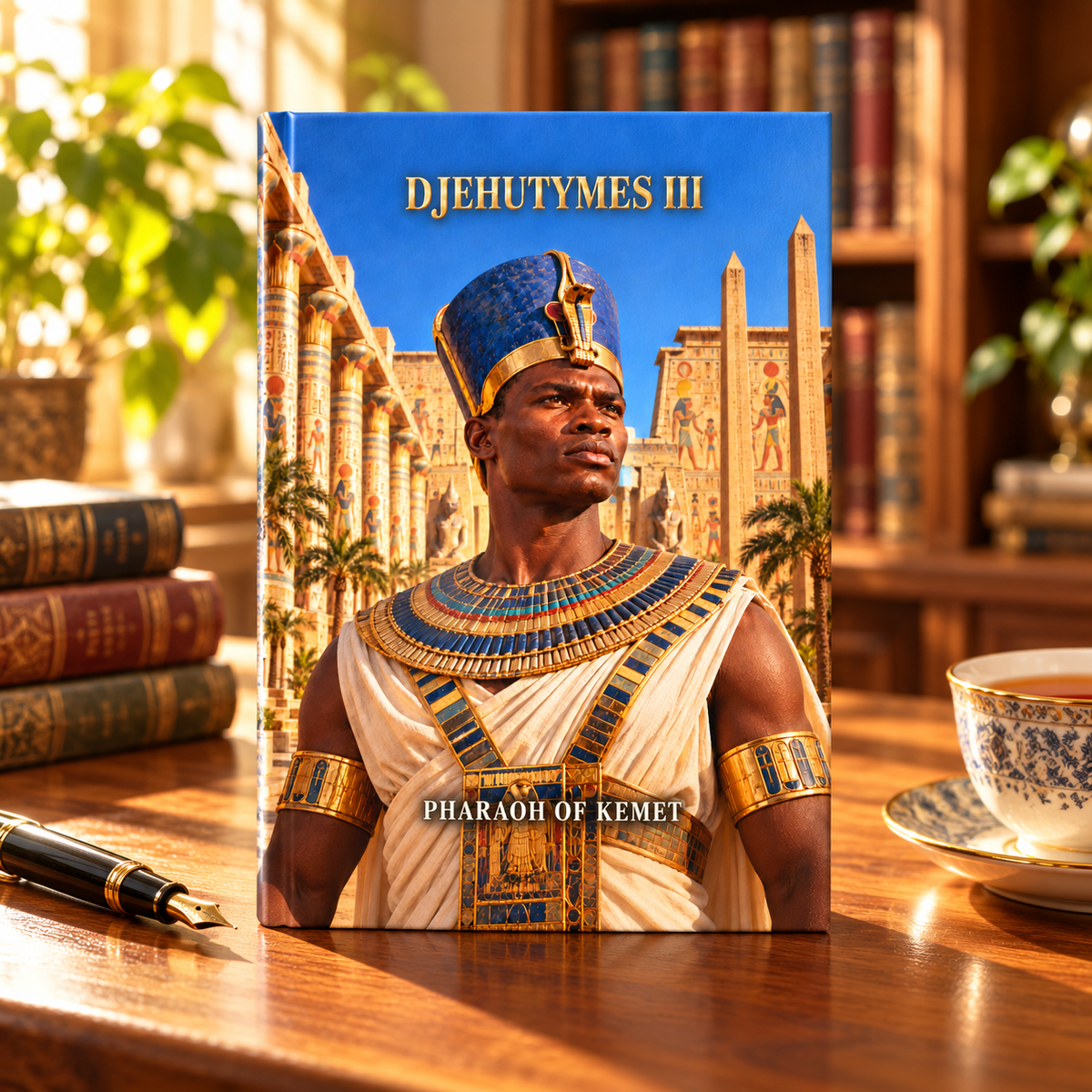 Djehutymes III Hardcover Journal | Pharaoh of Kemet | African History Journal
