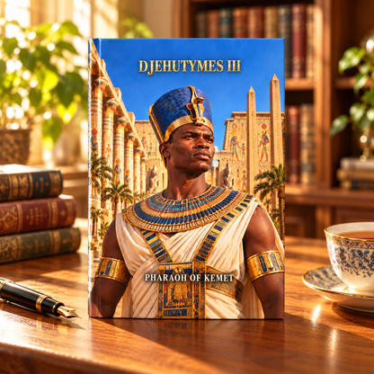 Djehutymes III Hardcover Journal | Pharaoh of Kemet | African History Journal