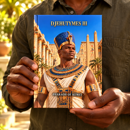 Djehutymes III Hardcover Journal | Pharaoh of Kemet | African History Journal