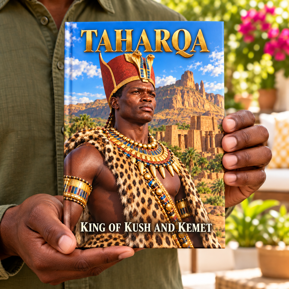 Taharqa Hardcover Journal | King of Kush and Kemet | African History Journal