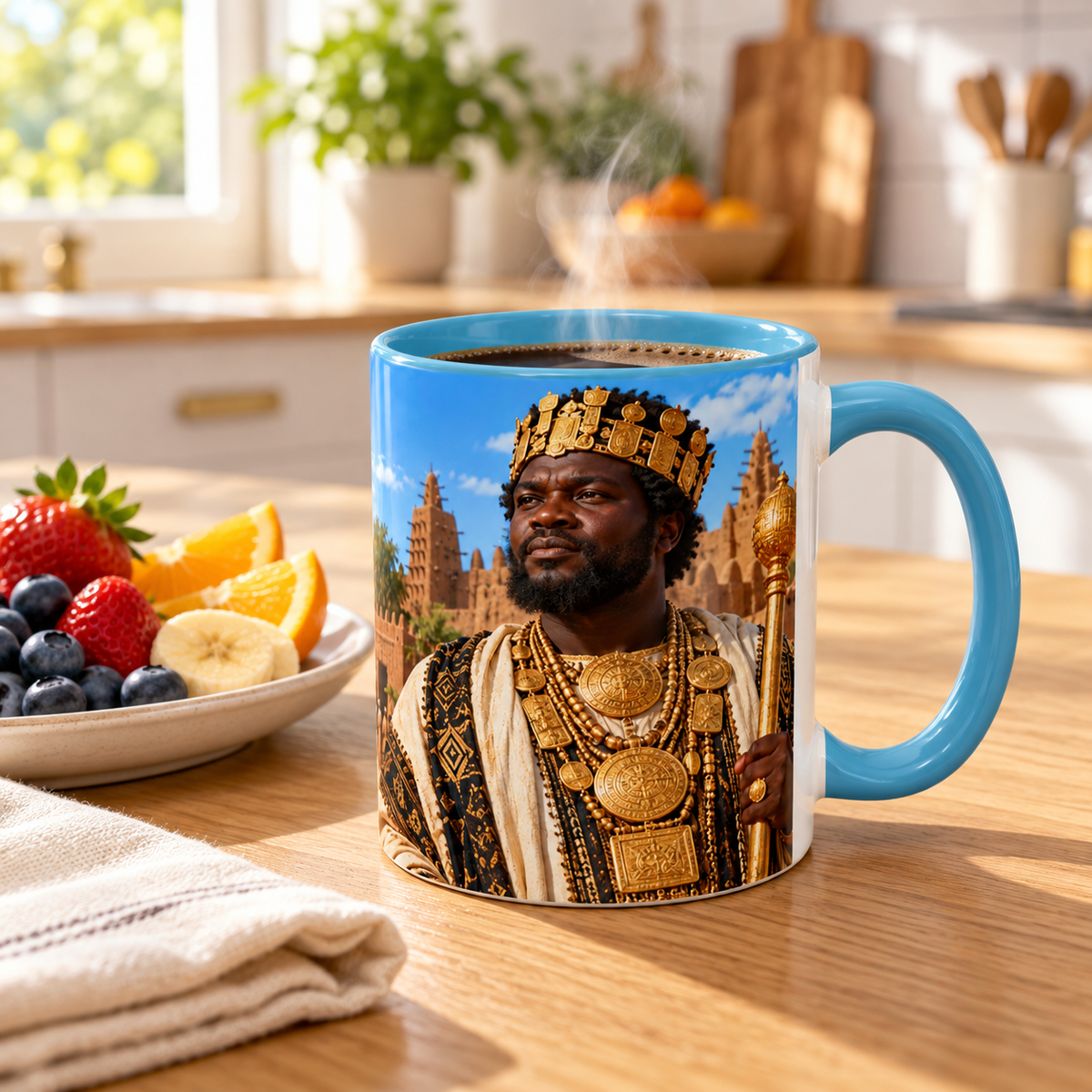 Mansa Musa Coffee Mug | Ruler of the Mali Empire | African History Mug