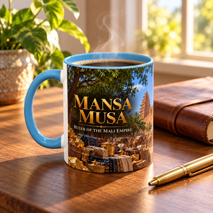 Mansa Musa Coffee Mug | Ruler of the Mali Empire | African History Mug