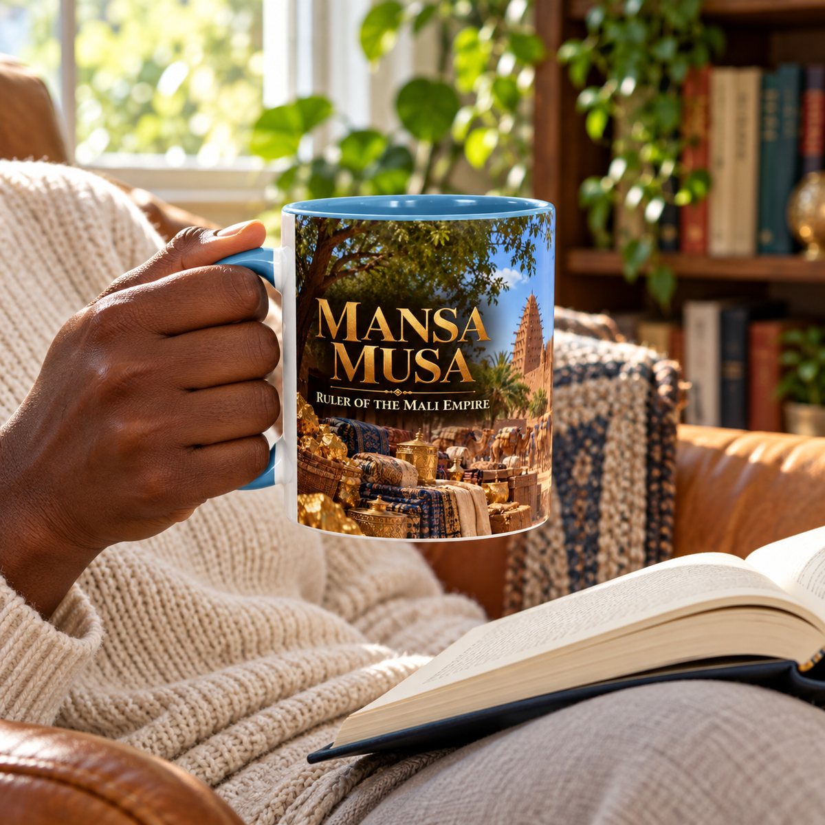 Mansa Musa Coffee Mug | Ruler of the Mali Empire | African History Mug