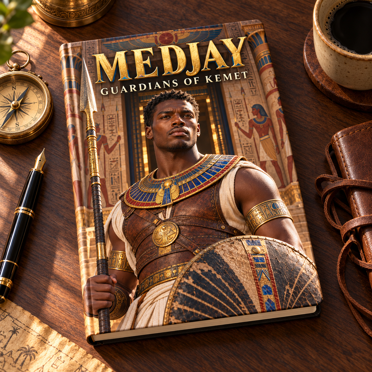Medjay: Guardians of Kemet Journal | African Heritage Writing Notebook