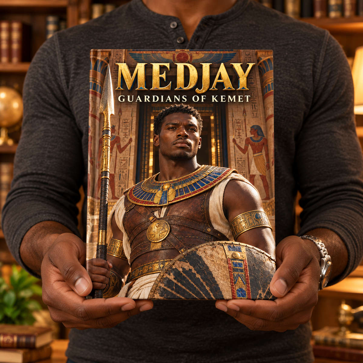 Medjay: Guardians of Kemet Journal | African Heritage Writing Notebook