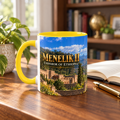 Menelik II Coffee Mug | Emperor of Ethiopia | African History Mug