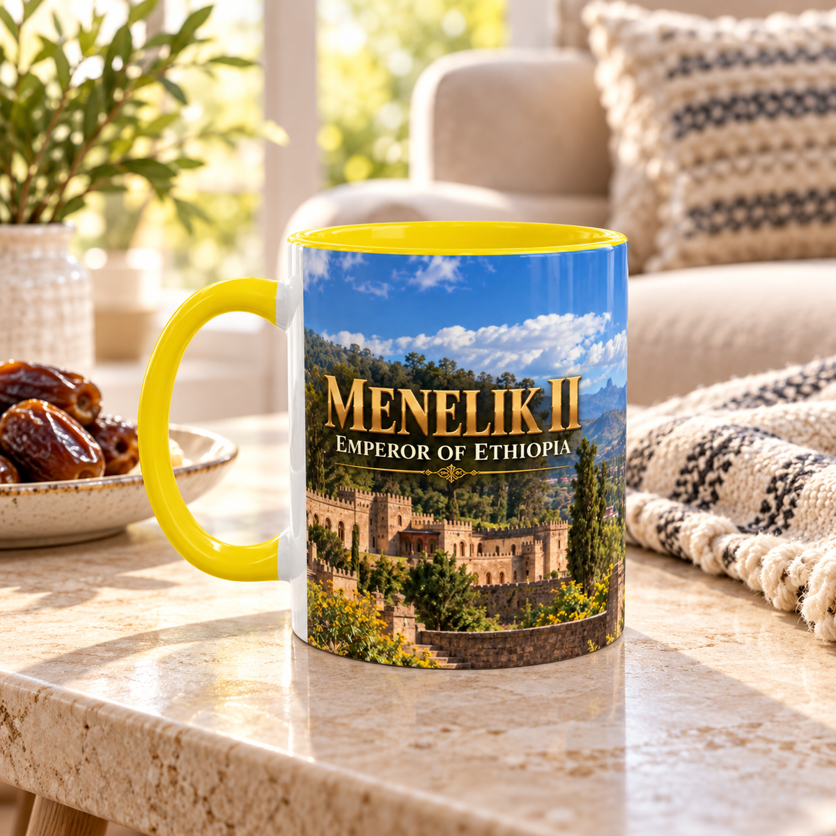 Menelik II Coffee Mug | Emperor of Ethiopia | African History Mug