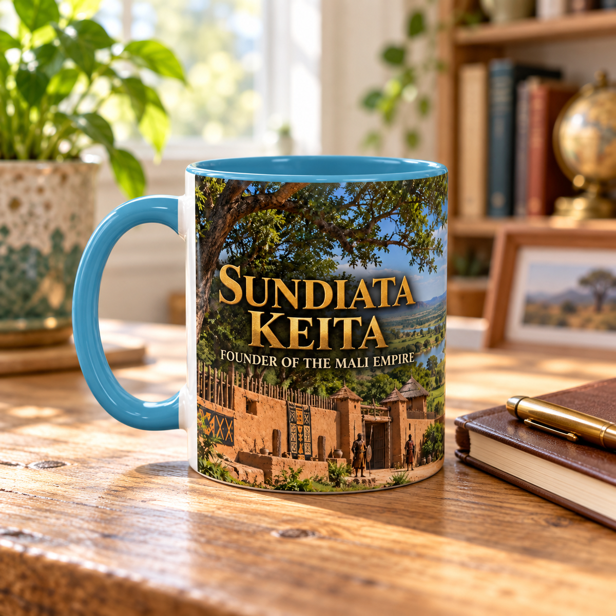 Taharqa Coffee Mug | King of Kush and Kemet | African History Mug