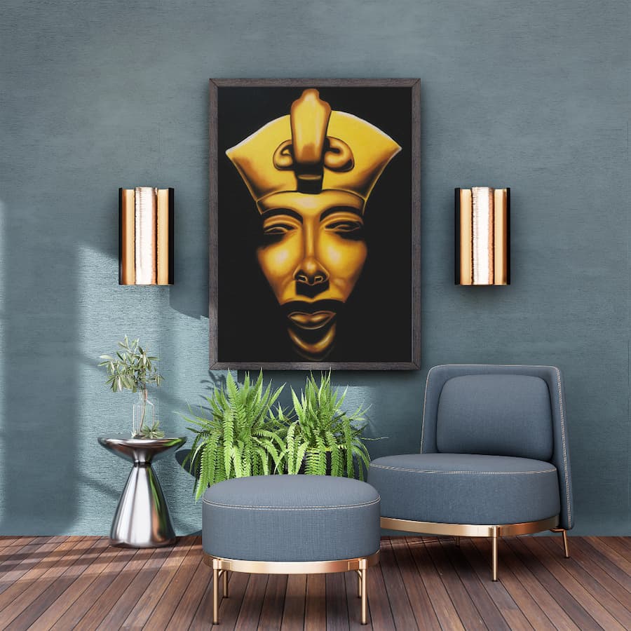 Akhenaten of Kemet — The Aten Reformer (Educational Art Print)