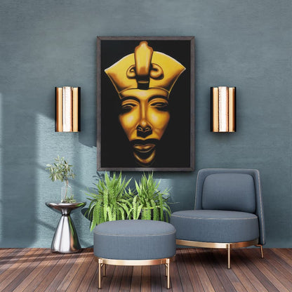 Akhenaten of Kemet — The Aten Reformer (Educational Art Print)