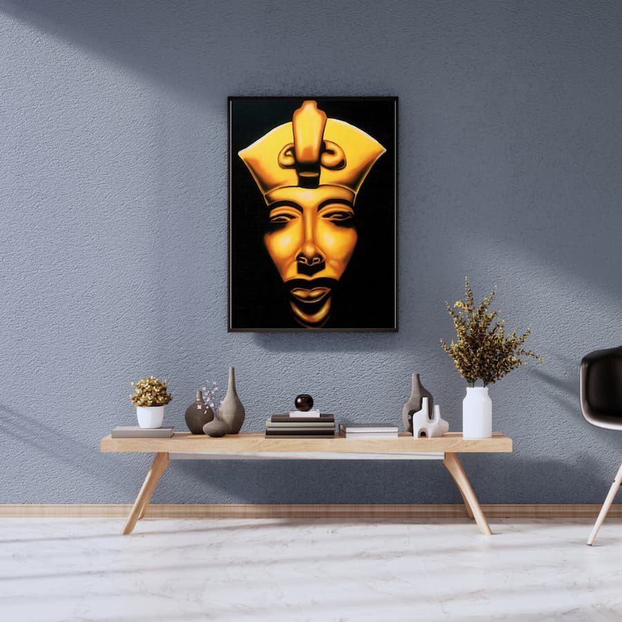 Akhenaten of Kemet — The Aten Reformer (Educational Art Print)