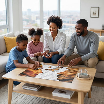 Jigsaw Puzzle with Tin