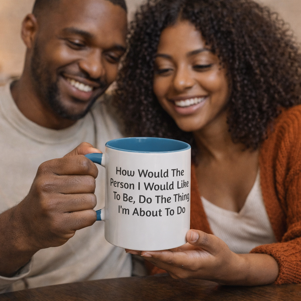 Transformative Action Coffee Cup | Motivation for Growth