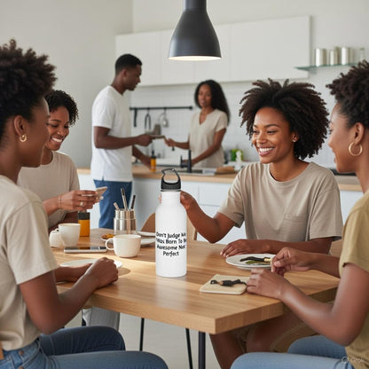 "Born To Be Awesome" Stainless Steel Water Bottle