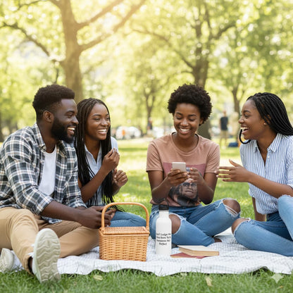 "Born To Be Awesome" Stainless Steel Water Bottle