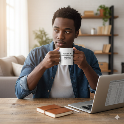 Daily Motivation Mug – Opportunity to Begin Again Coffee Mug