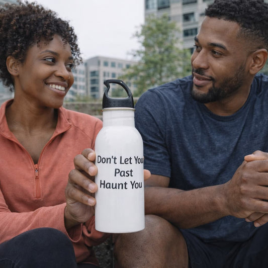 Don't Let Your Past Haunt You Water Bottle