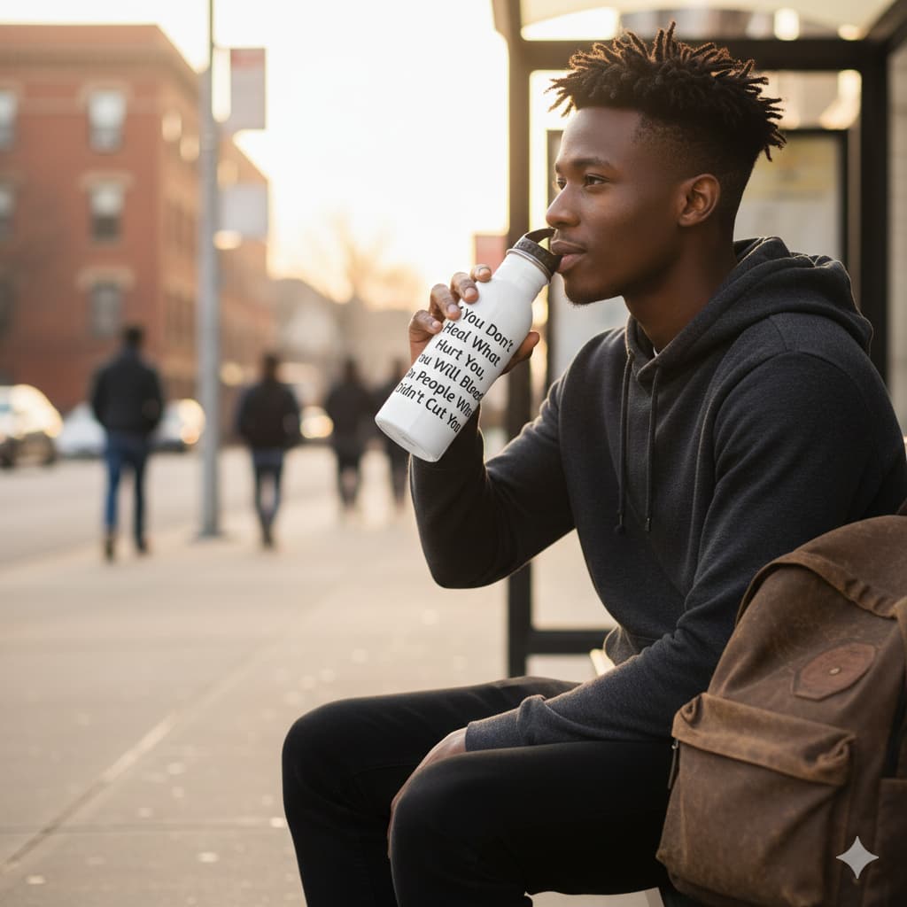 Heal What Hurt You Water Bottle