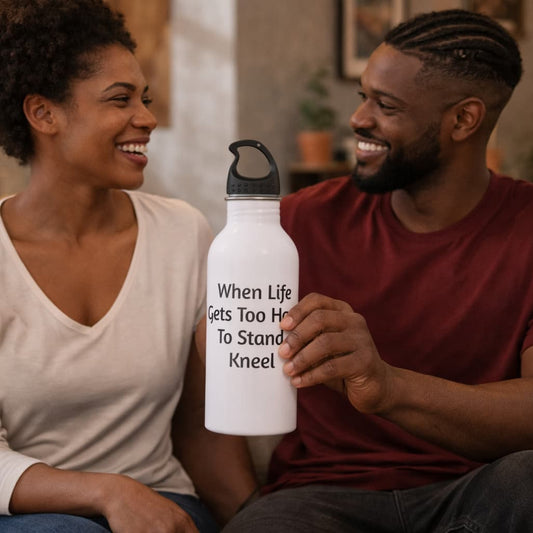 Find Strength In Humility Motivational Water Bottle