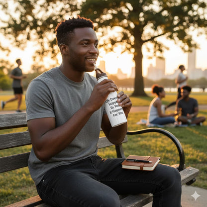 Life Happens For You Water Bottle