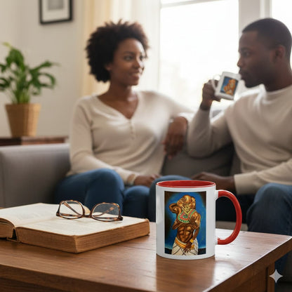 Masonic Couple Mug | Black Freemasonry, Eastern Star & Kemet Wisdom | African Coffee Legacy