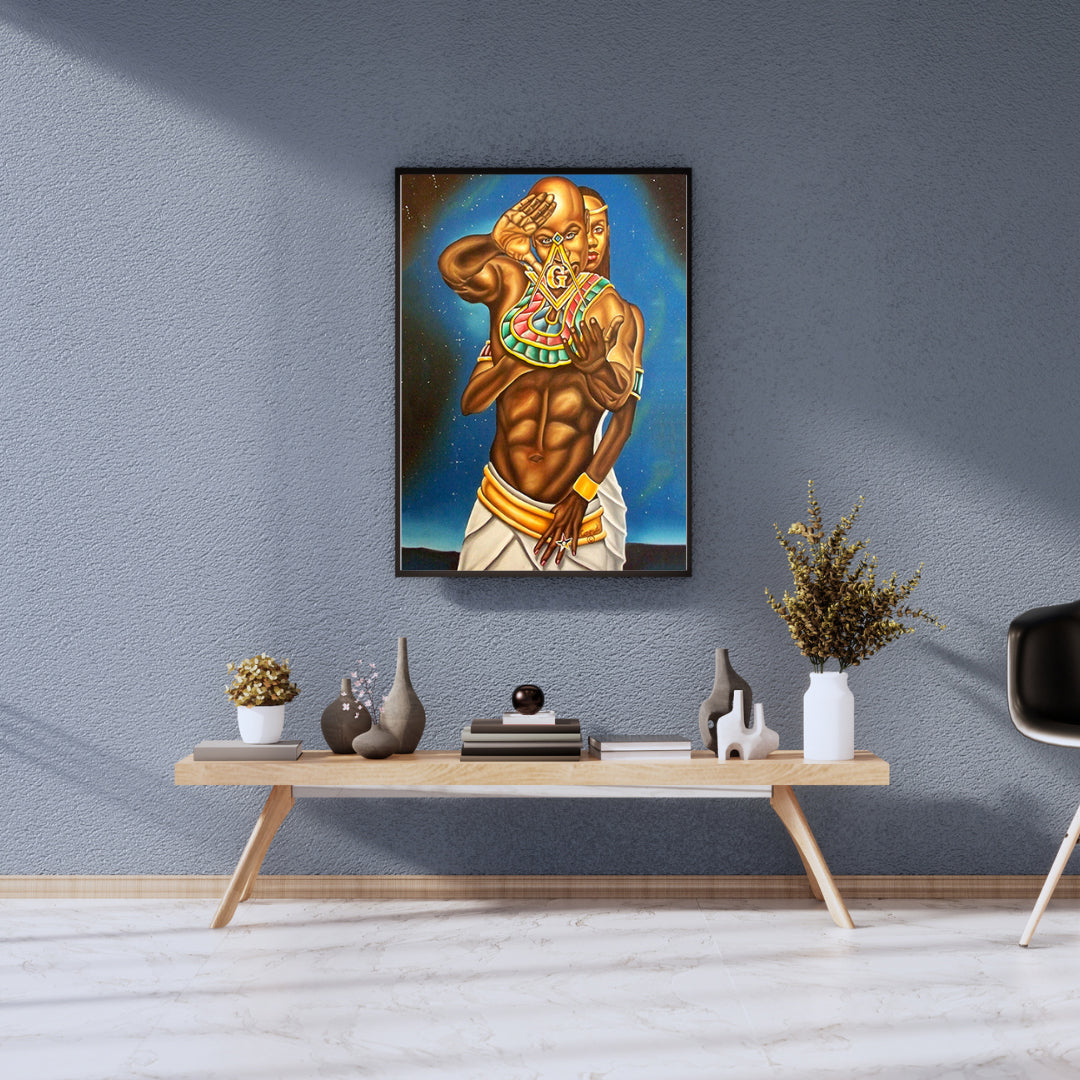 A Mason & An Eastern Star — Legacy, Light, and Lineage (Fine Art Print)