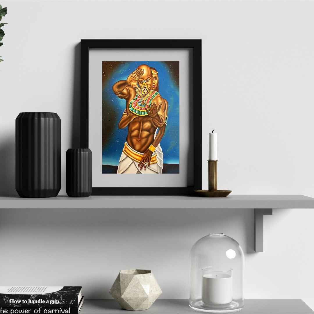 A Mason & An Eastern Star — Legacy, Light, and Lineage (Fine Art Print)