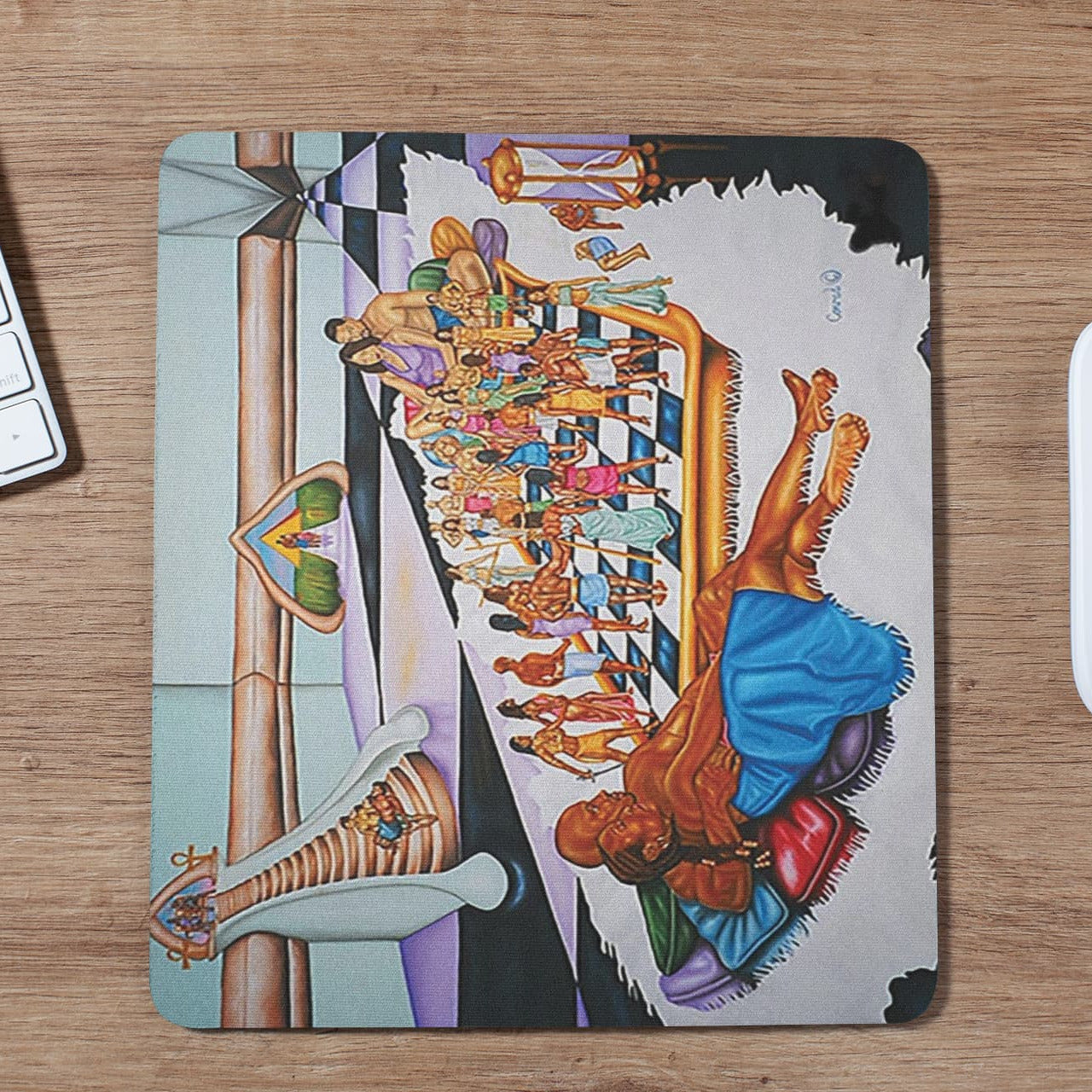 The Hue Man Chess Game Mouse Pad - Awaken Your Mind