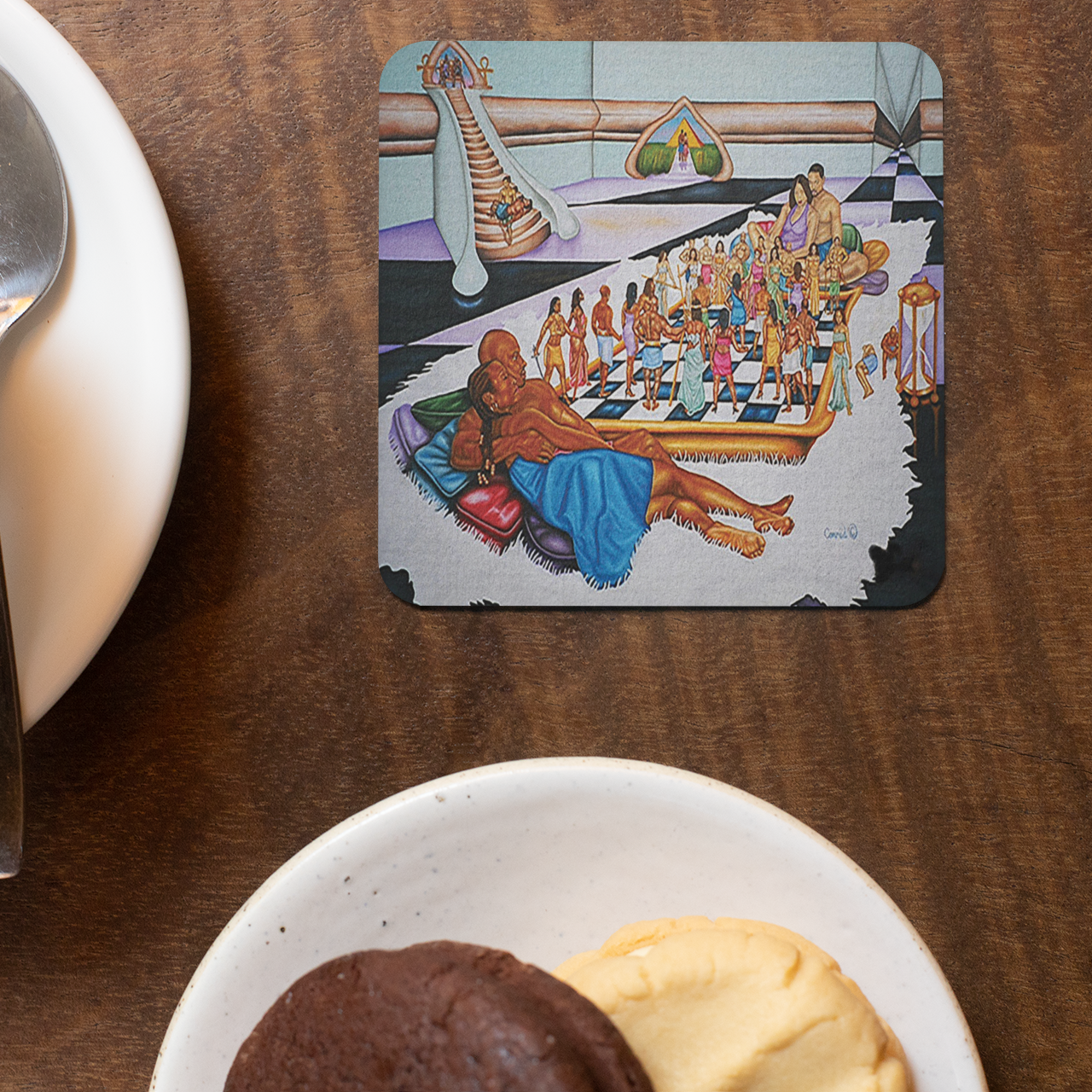 Cultural Unity Coaster — Consciousness Design | Hotep Creations