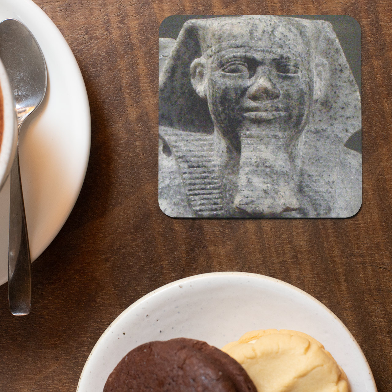 Pharaoh Sahure Pyramid Builder Coaster | Hotep Creations