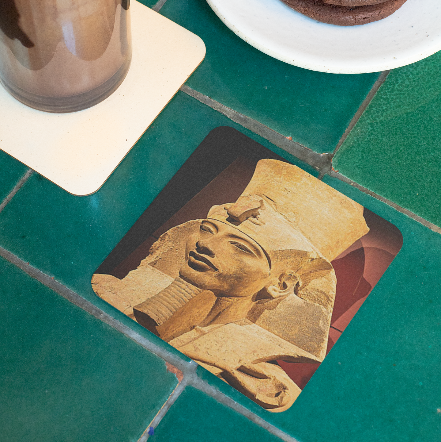 Akhenaten Coaster – Father of Monotheism | Hotep Creations