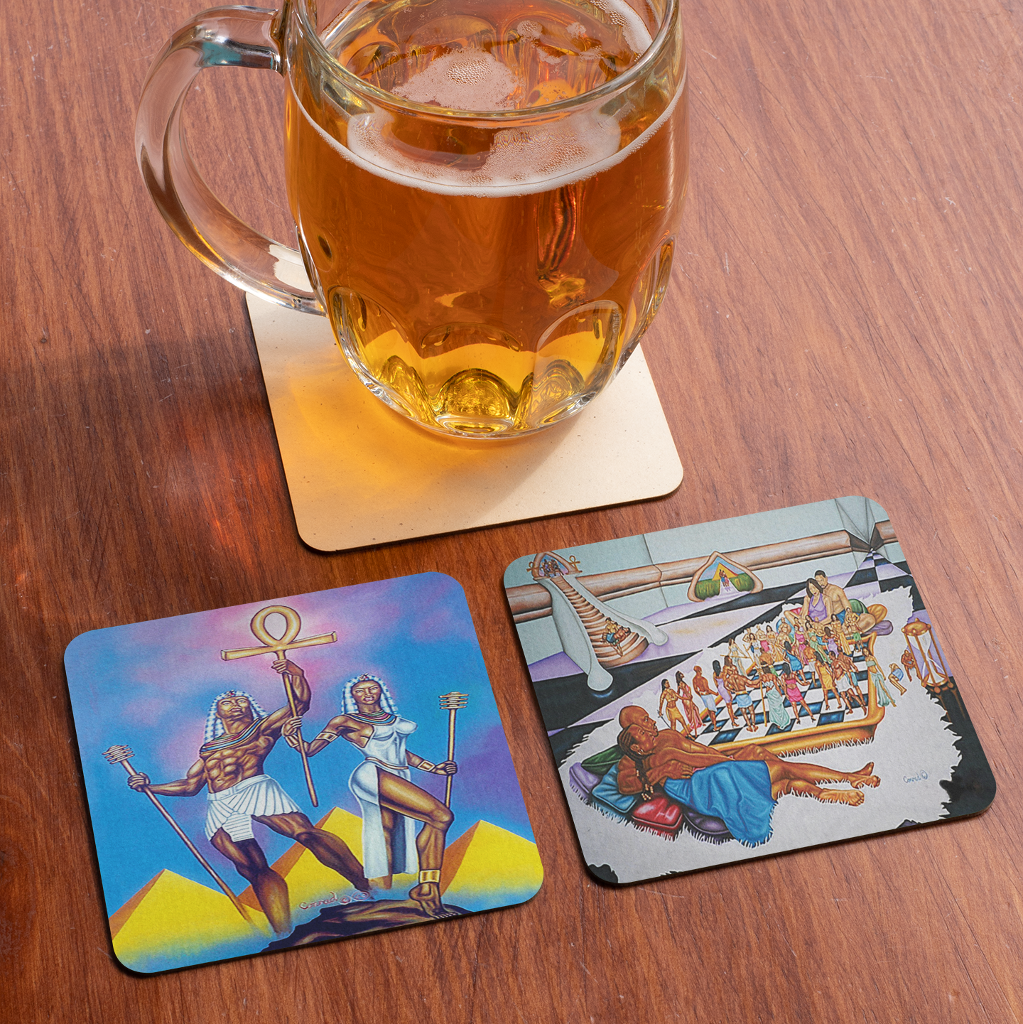 Cultural Unity Coaster — Consciousness Design | Hotep Creations