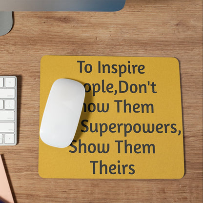 Leadership & Mentorship Motivational Mousepad