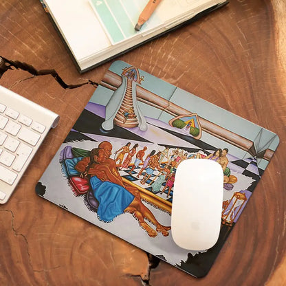 The Hue Man Chess Game Mouse Pad - Awaken Your Mind