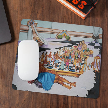 The Hue Man Chess Game Mouse Pad - Awaken Your Mind