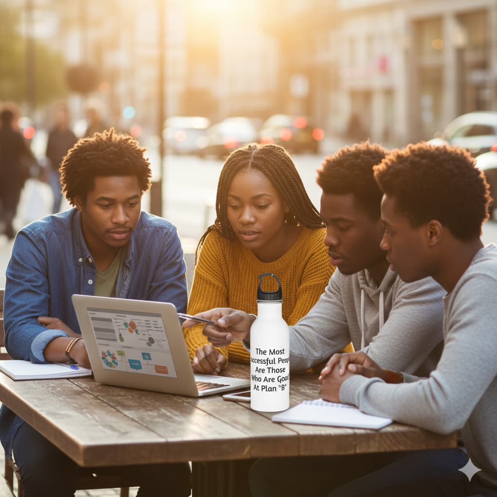 Good At Plan B – Stainless Steel Water Bottle