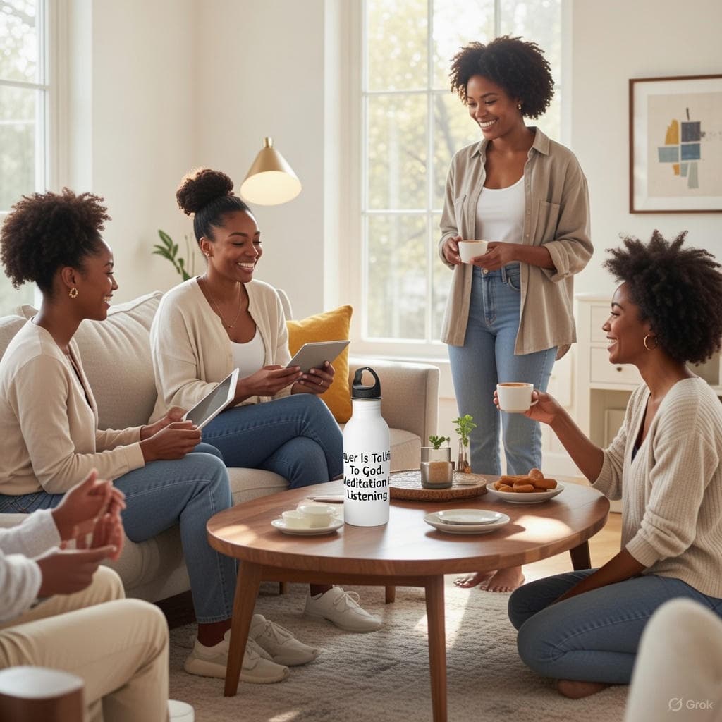 "Prayer & Meditation" Spiritual Water Bottle