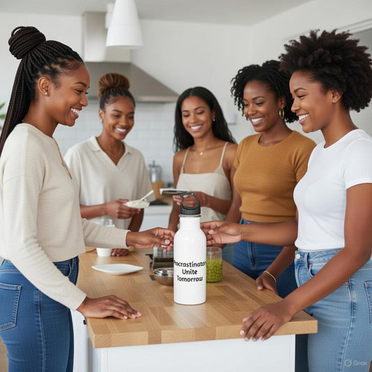 "Procrastinators Unite Tomorrow" Water Bottle