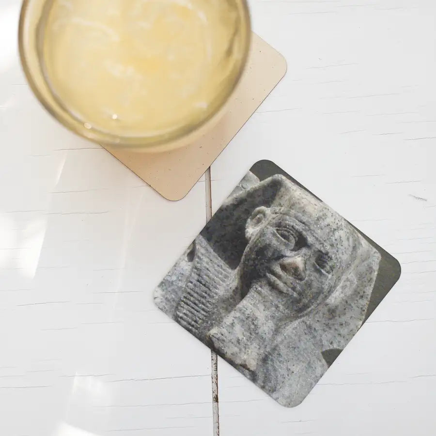 Pharaoh Sahure Pyramid Builder Coaster | Hotep Creations