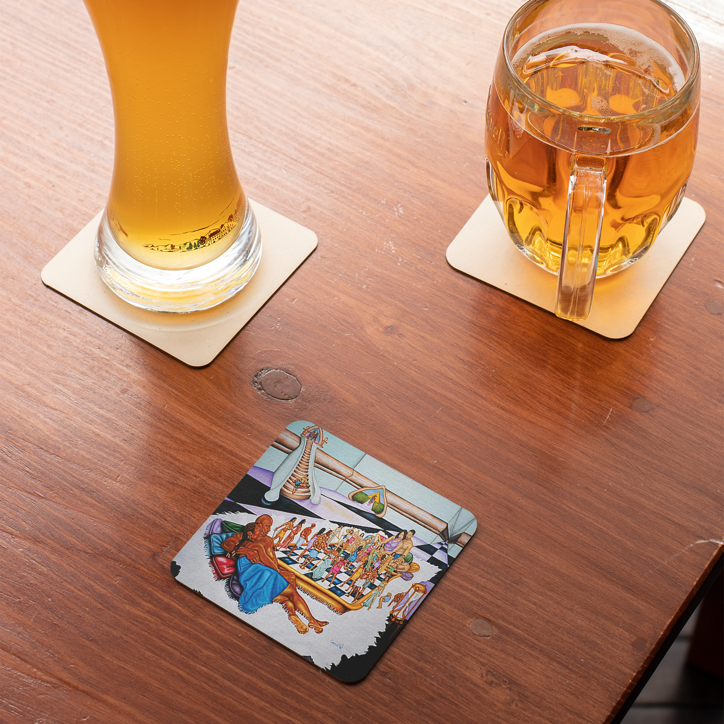 Cultural Unity Coaster — Consciousness Design | Hotep Creations