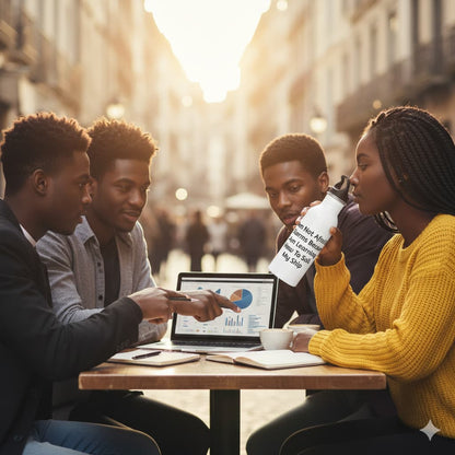 Conquer The Storms Motivational Water Bottle