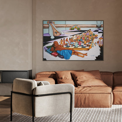 The Hue Man Chess Game — Conscious Art Print